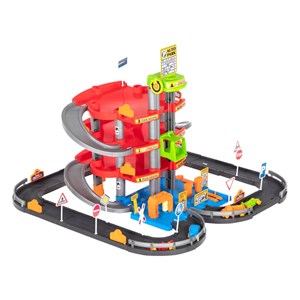 کیت ماشین بازی زیبا توی مدل پارکینگ چهارطبقه Park garage