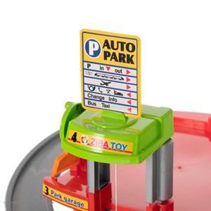 کیت ماشین بازی زیبا توی مدل پارکینگ چهارطبقه Park garage