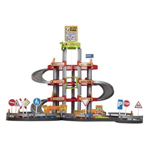 کیت ماشین بازی زیبا توی مدل پارکینگ چهارطبقه Park garage
