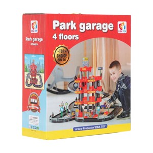 کیت ماشین بازی زیبا توی مدل پارکینگ چهارطبقه Park garage