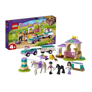 لگو فرندز اصطبل نگهداری اسب 148 قطعه مدل Lego Friends - Horse Training and Trailer - 41441 Building Kit_اسباب بازی