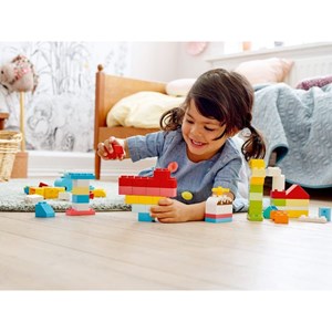 لگو دوپلو جعبه خلاقیت 80 قطعه مدل Lego Duplo - Heart Box - 10909 Building Kit_اسباب بازی