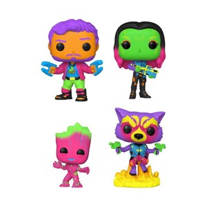 اکشن فیگور اسپشیال چهارتایی 9 سانتی فانکو پاپ نگهبانان کهکشان مدل Funko POP - Marvel - Guardians of the Galaxy - Star Lord - Gamora - Groot - Rocket Raccoon - Bobble Head - Exclusive_اسباب بازی