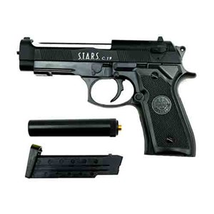 تفنگ اسباب بازی کلت فلزی ساچمه ای ایرسافت گان پلاس مدل 19.AIRSOFT GUN C_اسباب بازی