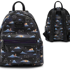 کوله پشتی 27سانتی متر فانکو مدل شخصیت های دیزنی روی ابرها Funko - Loungefly - Backpack - Disney - Classic Clouds_کیف مدرسه