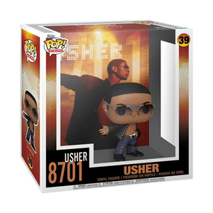 اکشن فیگور اسپشیال 9 سانتی فانکو پاپ آشر با کاور آلبوم مدل Funko POP - Albums - Usher 8701 - Usher - Exclusive _اسباب بازی