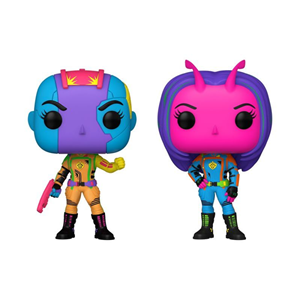 اکشن فیگور اسپشیال دوتایی 9 سانتی فانکو پاپ نبیولا و مانتیس مدل Funko POP - Guardians of The Galaxy - Nebula and Mantis - Bobble Head - Exclusive _اسباب بازی