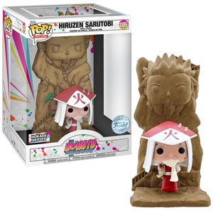 اکشن فیگور اسپشیال 9 سانتی فانکو پاپ هیروزن ساروتوبی با صخره هوکاگه مدل Funko POP - Deluxe - Animation - Boruto Naruto Next Generations - Hiruzen Sarutobi - Exclusive _اسباب بازی