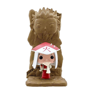 اکشن فیگور اسپشیال 9 سانتی فانکو پاپ هیروزن ساروتوبی با صخره هوکاگه مدل Funko POP - Deluxe - Animation - Boruto Naruto Next Generations - Hiruzen Sarutobi - Exclusive _اسباب بازی