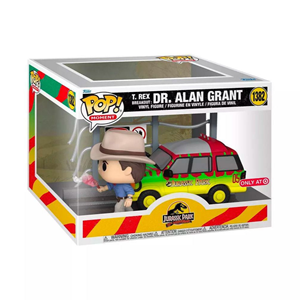 اکشن فیگور اسپشیال 9 سانتی سکانس فیلم فانکو پاپ دکتر آلن گرانت همراه با مشعل مدل Funko POP - Moment - Jurassic World - T.Rex Breakout DR. Alan Grant - Exclusive _اسباب بازی