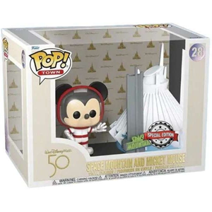 اکشن فیگور اسپشیال 9 سانتی فانکو پاپ میکی ماوس و کوه فضایی مدل Funko POP - Town - Disney - Space Mountain and Mickey Mouse - Exclusive _اسباب بازی