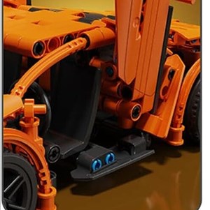 لگو تکنیک ماشین اسپرت نارنجی 469 قطعه مدل Racing Vehicle Toy 8157_اسباب بازی