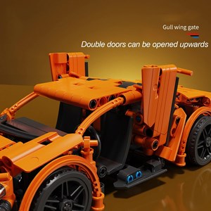 لگو تکنیک ماشین اسپرت نارنجی 469 قطعه مدل Racing Vehicle Toy 8157_اسباب بازی