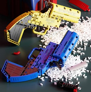 لگو تکنیک تفنگ 257 قطعه مدل Block Gun 9080_اسباب بازی