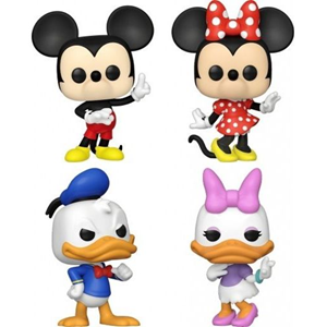 اکشن فیگور اسپشیال چهار تایی 9 سانتی فانکو پاپ میکی و دوستانش مدل Funko POP - Disney - Mickey - Minnie - Donald - Daisy - Exclusive_ اسباب بازی