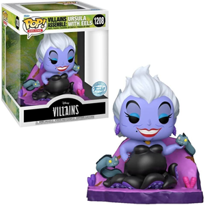 اکشن فیگور اسپشیال 9 سانتی فانکو پاپ اورسولا همراه با مارماهی ها مدل Funko POP - Disney Villains - Ursula with Eels - Exclusive _اسباب بازی
