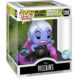 اکشن فیگور اسپشیال 9 سانتی فانکو پاپ اورسولا همراه با مارماهی ها مدل Funko POP - Disney Villains - Ursula with Eels - Exclusive _اسباب بازی