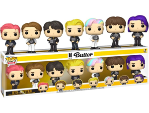 اکشن فیگور اسپشیال هفت تایی 9 سانتی فانکو پاپ بی تی اس BTS مدل Funko POP - Rocks - BTS - Butter - Exclusive _اسباب بازی