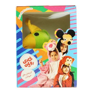 عروسک تن پوش حیوانات شادی رویان مدل طوطی (سایز 1) _اسباب بازی