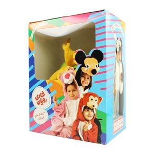 عروسک تن پوش حیوانات شادی رویان مدل طوطی (سایز 1) _اسباب بازی