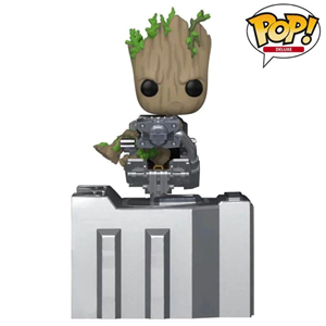 اکشن فیگور اسپشیال 9 سانتی فانکو پاپ گروت با سفینه نگهبانان مدل Funko POP - Marvel - Avengers Infinity War - Guardians Ship Groot - Bobble Head - Exclusive _اسباب بازی