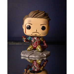 اکشن فیگور اسپشیال 9 سانتی فانکو پاپ مرد آهنی با دست قدرتمند مدل Funko POP - Marvel - Avengers End Game - Iron Man - Bobble Head - Exclusive _اسباب بازی