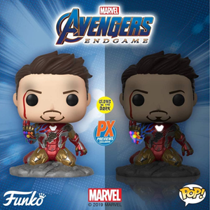 اکشن فیگور اسپشیال 9 سانتی فانکو پاپ مرد آهنی با دست قدرتمند مدل Funko POP - Marvel - Avengers End Game - Iron Man - Bobble Head - Exclusive _اسباب بازی