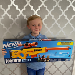 تفنگ اسباب بازی تیر اسفنجی نرف Nerf مدل Fortnite Basr-L _اسباب بازی