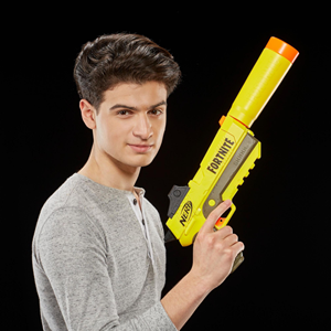 تفنگ اسباب بازی نرف فورتنایت Fortnite SP-L مدل Hasbro - Nerf - Fortnite SP-L - Elite Dart Blaster - Detachable Barrel and 6 Darts _اسباب بازی