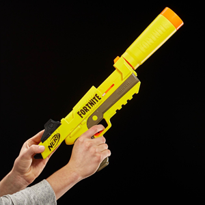 تفنگ اسباب بازی نرف فورتنایت Fortnite SP-L مدل Hasbro - Nerf - Fortnite SP-L - Elite Dart Blaster - Detachable Barrel and 6 Darts _اسباب بازی