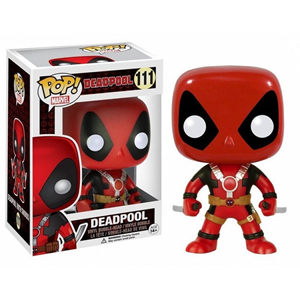 اکشن فیگور 9 سانتی فانکو پاپ ددپول با شمشیر مدل Funko POP - Marvel - Deadpool - Bobble Head _اسباب بازی