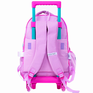کوله پشتی چرخدار 40 سانتی هلو کیتی گلدار مدل Rainbow Max - Backpack - Trolly Bag - Hello Kitty _کیف مدرسه
