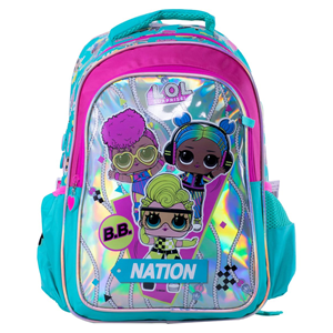 کوله پشتی 40 سانتی LOL Surprise مدل Rainbow Max - Backpack - LOL Surprise - Nation _کیف مدرسه