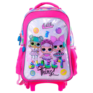 کوله پشتی چرخدار 40 سانتی LOL Surprise مدل Rainbow Max - Backpack - Trolly Bag - LOL Surprise - Sweet Thing _کیف مدرسه