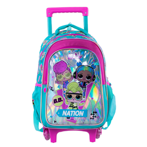 کوله پشتی چرخدار 40 سانتی LOL Surprise مدل Rainbow Max - Backpack - Trolly Bag - LOL Surprise - Nation _کیف مدرسه