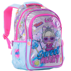 کوله پشتی 40 سانتی LOL Surprise مدل Rainbow Max - Backpack - LOL Surprise - Sweet Heart _کیف مدرسه