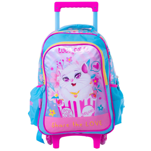 کوله پشتی چرخدار 40 سانتی LuLu Caty مدل Rainbow Max - Backpack - Trolly Bag - LuLu Caty - Share the Love _کیف مدرسه