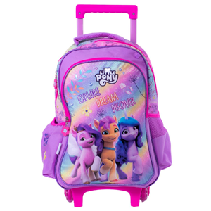 کوله پشتی چرخدار 40 سانتی مای لیتل پونی مدل Rainbow Max - Backpack - Trolly Bag - My Little Pony _کیف مدرسه