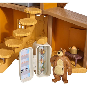 ست خانه‌ی بزرگ میشا به همراه فیگور ماشا و میشا مدل Simba - Masha And The Bear - Big Bear House _اسباب بازی