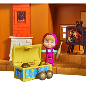 ست خانه‌ی بزرگ میشا به همراه فیگور ماشا و میشا مدل Simba - Masha And The Bear - Big Bear House _اسباب بازی