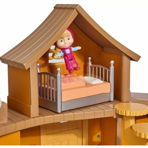 ست خانه‌ی بزرگ میشا به همراه فیگور ماشا و میشا مدل Simba - Masha And The Bear - Big Bear House _اسباب بازی