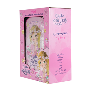 ست 25 در 1 کوله پشتی 46 سانتی مدل Rainbow Max - Backpack - Promotion Items 25 in 1 - Little Princess _کیف مدرسه