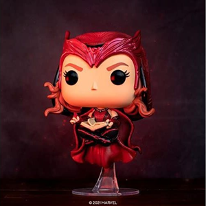 اکشن فیگور 9 سانتی فانکو پاپ اسکارلت ویچ مدل Funko POP - Marvel - Wanda Vision - Scarlet Witch - Bobble Head _اسباب بازی