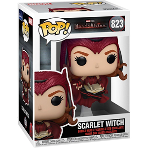 اکشن فیگور 9 سانتی فانکو پاپ اسکارلت ویچ مدل Funko POP - Marvel - Wanda Vision - Scarlet Witch - Bobble Head _اسباب بازی