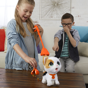 عروسک گربه رباتیک مدل FurReal Poopalots Big Wags Interactive Kitty _اسباب بازی