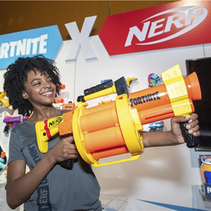 تفنگ اسباب بازی نرف Nerf مدل Hasbro - Nerf - Fortnite GL Blaster - Includes 6 Official Nerf Darts _اسباب بازی