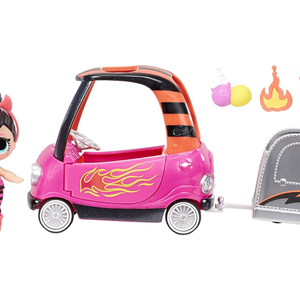 عروسک باکسی تعمیر گاه ماشین مدل MGA - LOL Surprise - Furniture B.B. Auto Shop with Spice Doll and 10+ Surprises _اسباب بازی