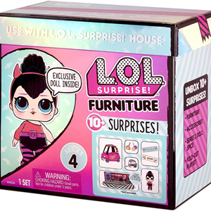 عروسک باکسی تعمیر گاه ماشین مدل MGA - LOL Surprise - Furniture B.B. Auto Shop with Spice Doll and 10+ Surprises _اسباب بازی