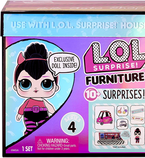 عروسک باکسی تعمیر گاه ماشین مدل MGA - LOL Surprise - Furniture B.B. Auto Shop with Spice Doll and 10+ Surprises _اسباب بازی