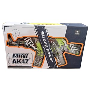 تفنگ اسباب بازی مسلسل شارژی تیر ژله ای مدل Mini AK-47 Gel Blaster_اسباب بازی